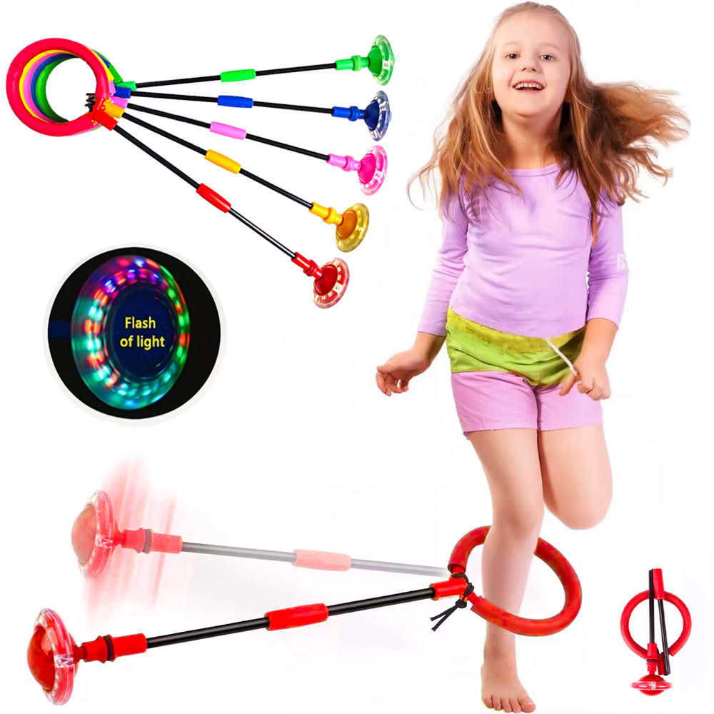 Outdoor Sport Games For Kids - Flash Springtouw Bal Kinderen Eén Voet