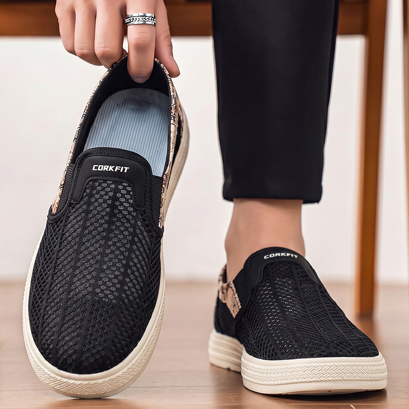 Outdoor Sports Shoes - Zomerslippers voor heren van geperforeerd mesh,