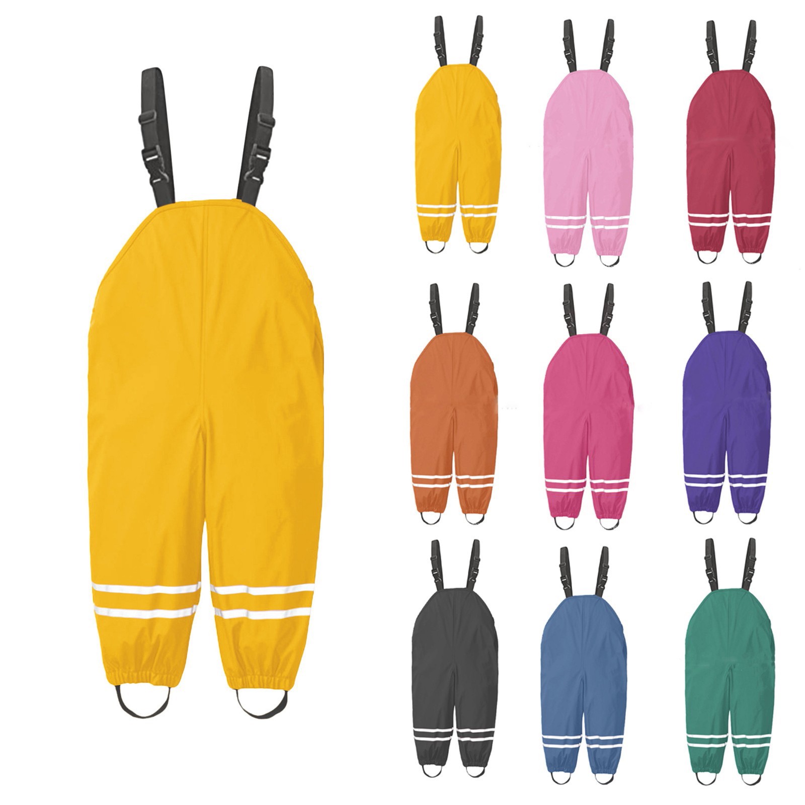 Outdoor Sport Waterproof Pants - 1-8Y regenbroek peuter kinderen regen overall