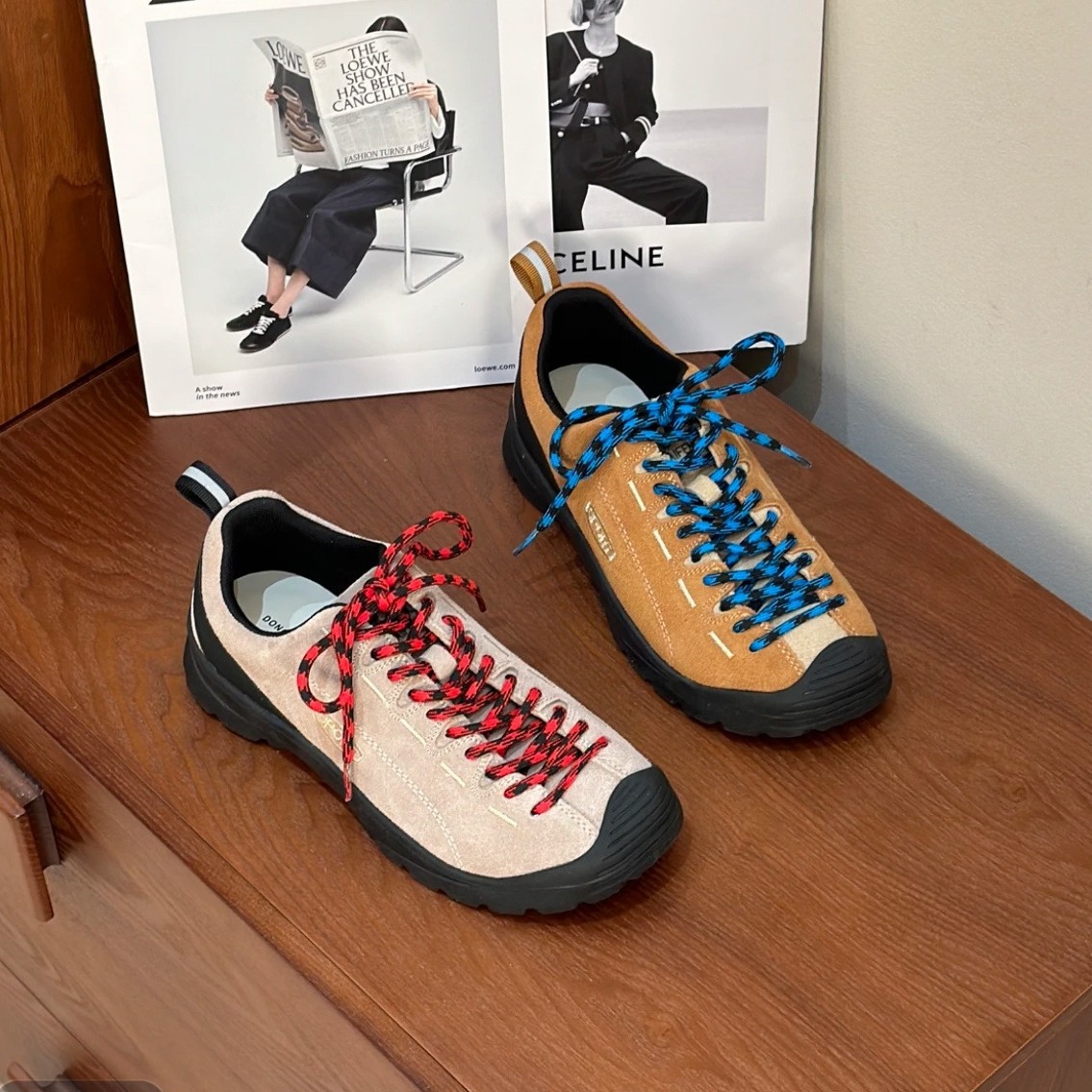 Outdoor Sports Shoes - Bergschoenen, dames trainingsschoenen met kleurblokken, nieuwe