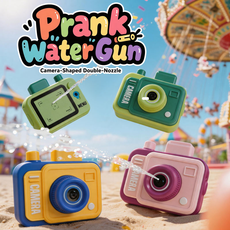 Outdoor Sport Games For Kids - Dubbelzijdig waterpistool Camera Water Prank Gun