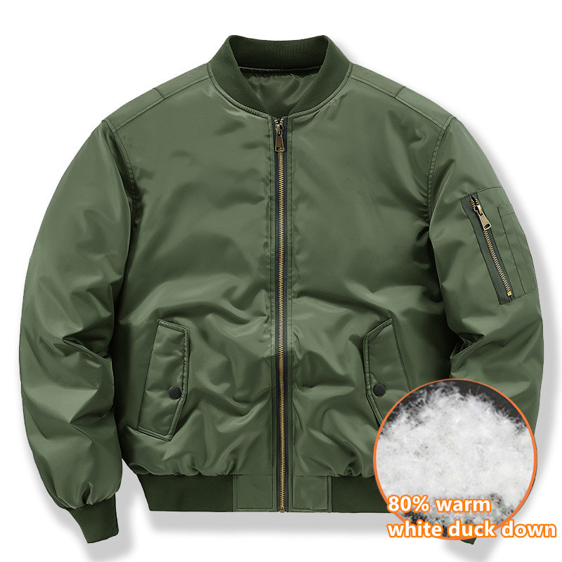 Outdoor Sport Coat - Winter Donsjack Mannen Korte Luchtmacht MA1