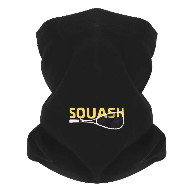 Outdoor Sport Background - Squash sport racket op zwarte achtergrond