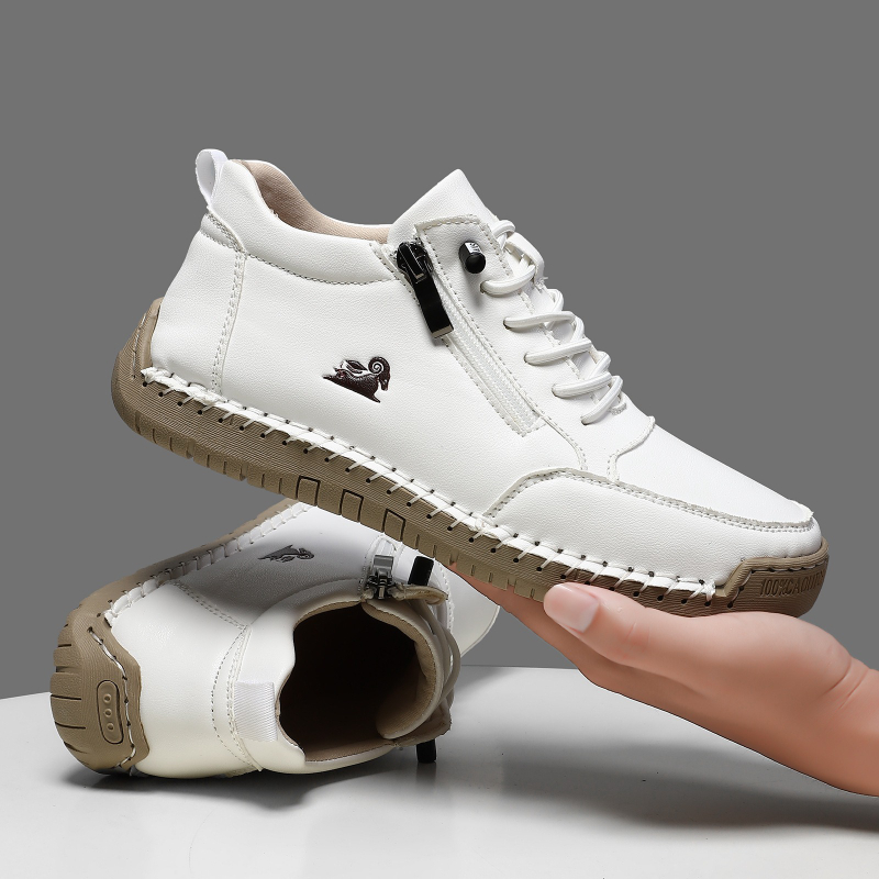 Outdoor Sports Shoes - Damessneakers Handgemaakte lederen vrijetijdsschoenen Outdoor zachte