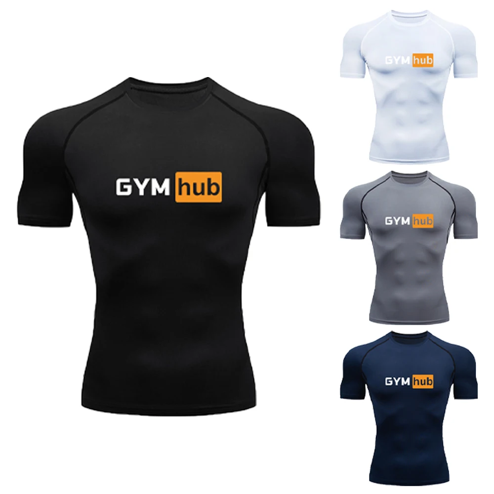 Gym Hub Gedrukt compressie-T-s - Outdoor Sport.Hub recensie en prijs