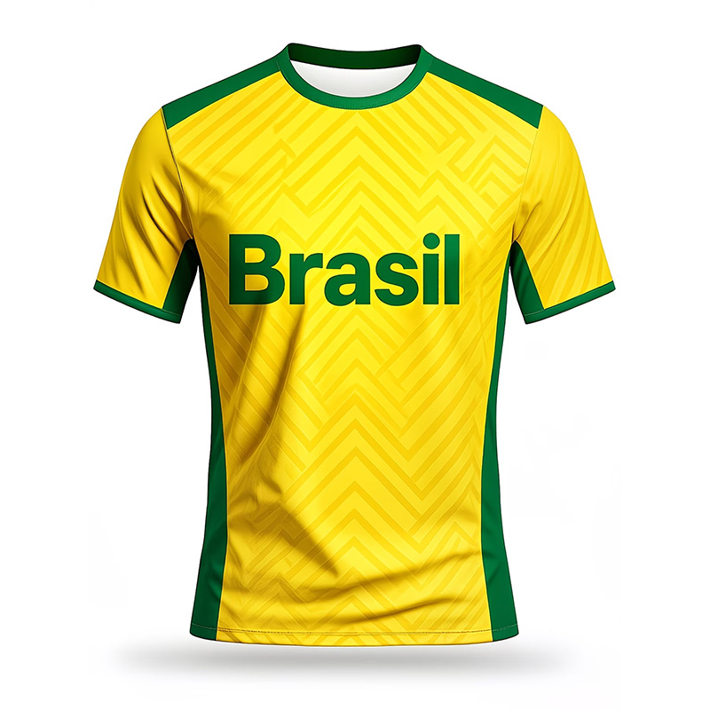 Brazilië voetbalshirt T-shirt  - Outdoor Sport Name recensie en prijs