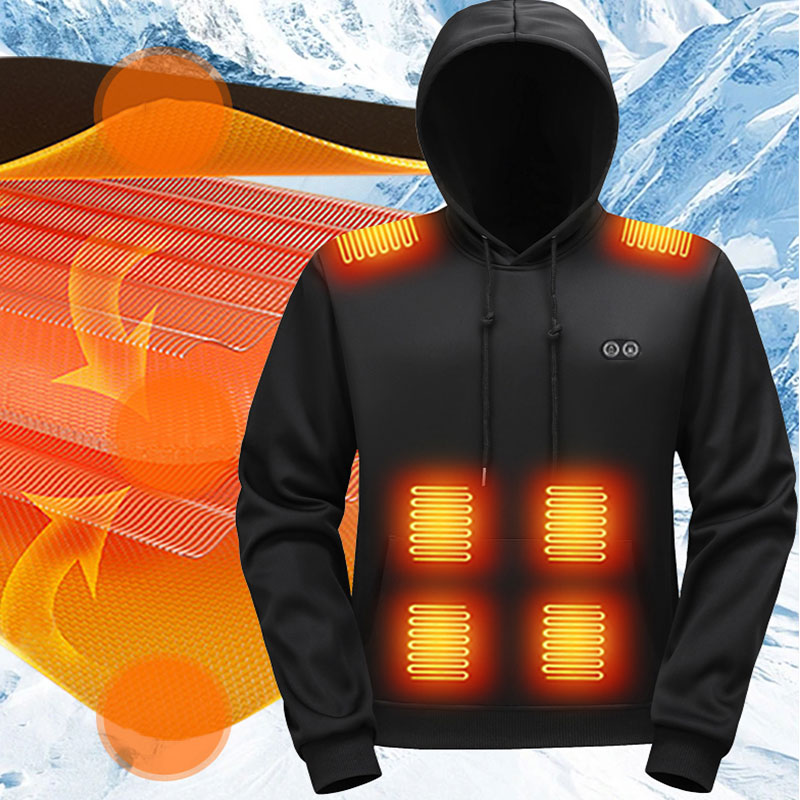 17-zone verwarming hoodie swea - Outdoor Sport Coat recensie en prijs