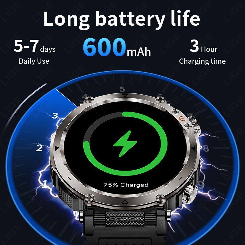 Nieuwe militaire outdoor smart - Outdoor Sport Watch recensie en prijs