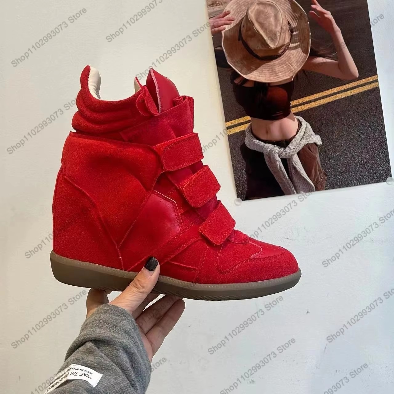 Dames Hoge sneakers met verbor - Outdoor Sports Shoes recensie en prijs